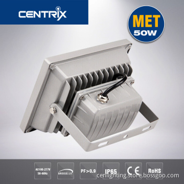 50W Brigdelux COB High Quality Flood Lighting MET DLC ErP Certificated LED Flood Lighting